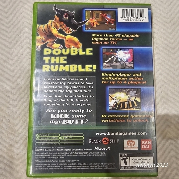 Digimon Rumble Arena 2 - XBOX game - Picture 3 of 3